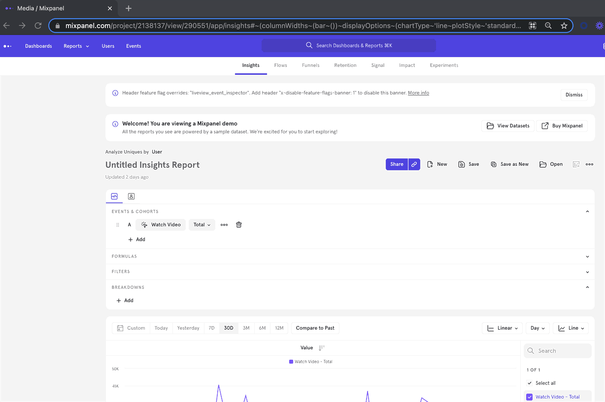 View Sample Events